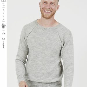 Strikkehæfte 178 model Carl Neutral strik m/Raglan ærmer