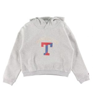 Tommy Hilfiger Hættetrøje - T Varsity - New Light Grey Heather