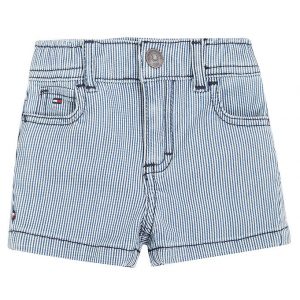 Tommy Hilfiger Shorts - Baby Striped - Denimstripe