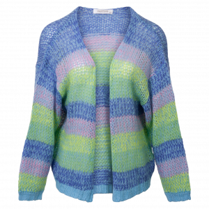 Vanting Dame Cardigan - Blue Combo - S/M