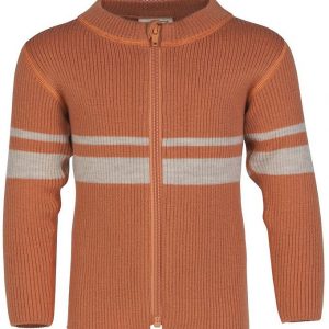 Voksi Cardigan - Uld - Rib - Sandstone Peach