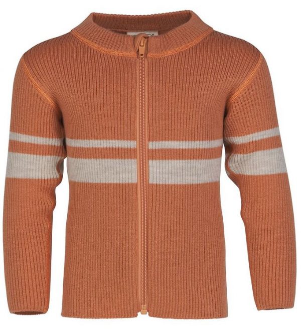 Voksi Cardigan - Uld - Rib - Sandstone Peach