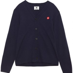 Wood Wood Cardigan - Strik - Uld - Otis - Navy