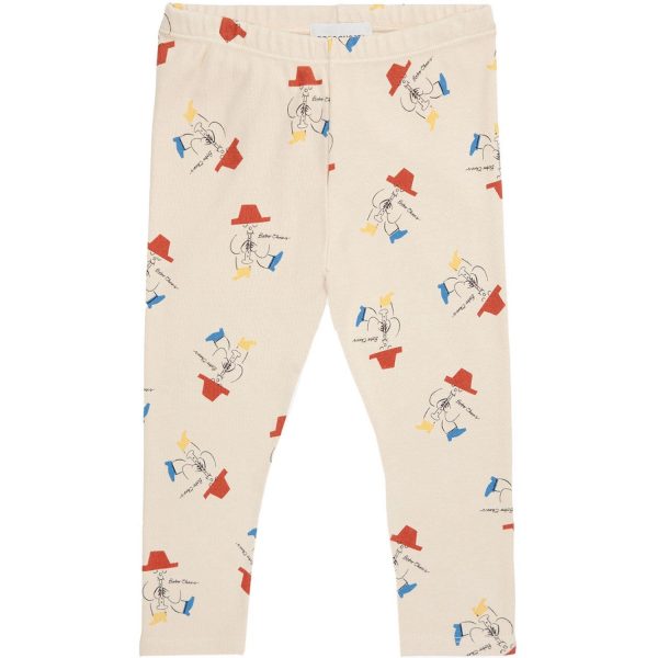 Bobo Choses White Magic Flute Player All Over Leggings - Str. 6 mdr