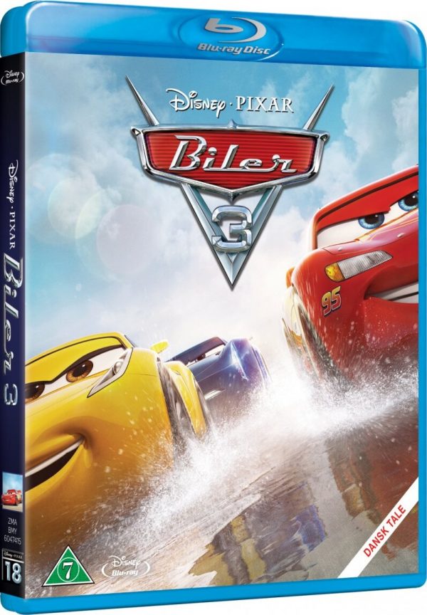 Cars 3 / Biler 3 - Disney Pixar - Blu-Ray