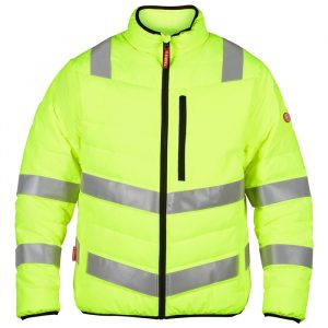 Fe-engel Safety Quiltet Jakke - Gul-4xl