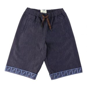 Fendi Shorts - Navy m. Logobånd