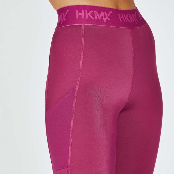 Hunkemöller Logo legging sportstøj, lyserød, Størrelse: XS, Dame