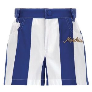 Moschino Shorts - Blå/Hvid Stribet