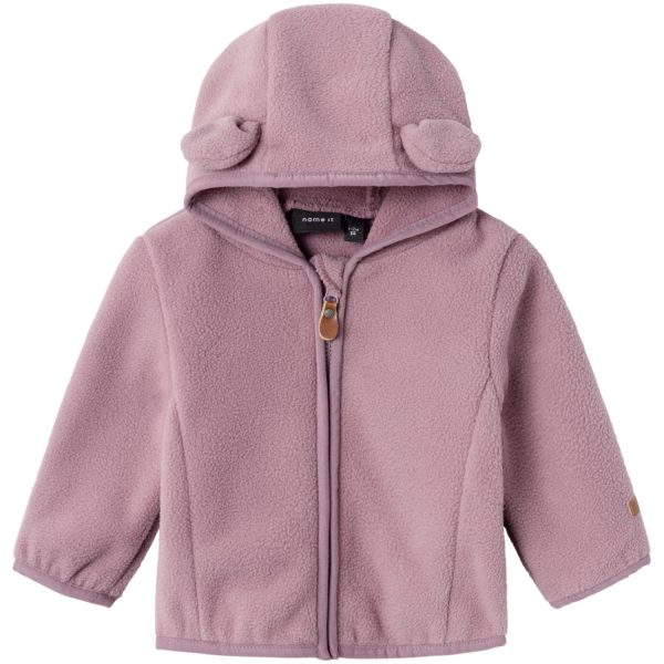 Name It Grape Shake Meeko Fleece Jakke - Str. 68