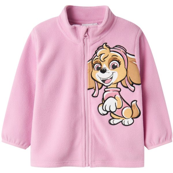 Name It Pastel Lavender Jymma Paw Patrol Fleece Jakke - Str. 86