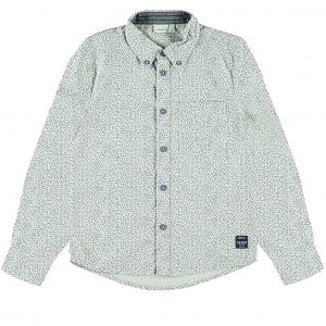 Name It skjorte l/s, Hyena, white - 140 - 134/140