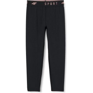 Sport leggings til børn 4F Sort 13-14 år