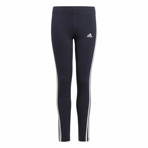 Sport leggings til børn Adidas Essentials 3 Stripes Marineblå 9-10 år