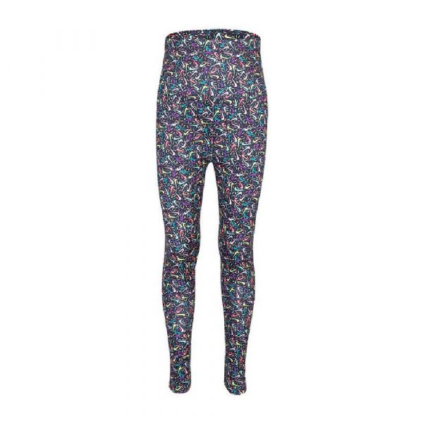 Sport leggings til børn Nike Swoosh Sprinkle Lilla 3-4 år