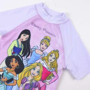 Bade T-shirt Disney Princess Pink Lyserød 2 år