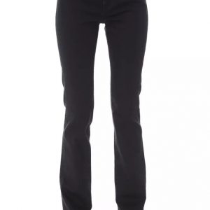 Baldinini Trend Elegant Black Cotton Stretch Jeans