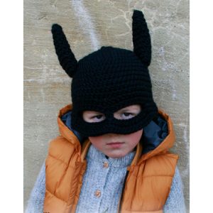 Bat HatÂ by DROPS Design - Flagermus Hue Hækleopskrift str. 1/2 år - 7/ - 1/2 år