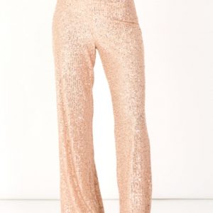 CHOSEN Bukser - Jill Sequin - Beige