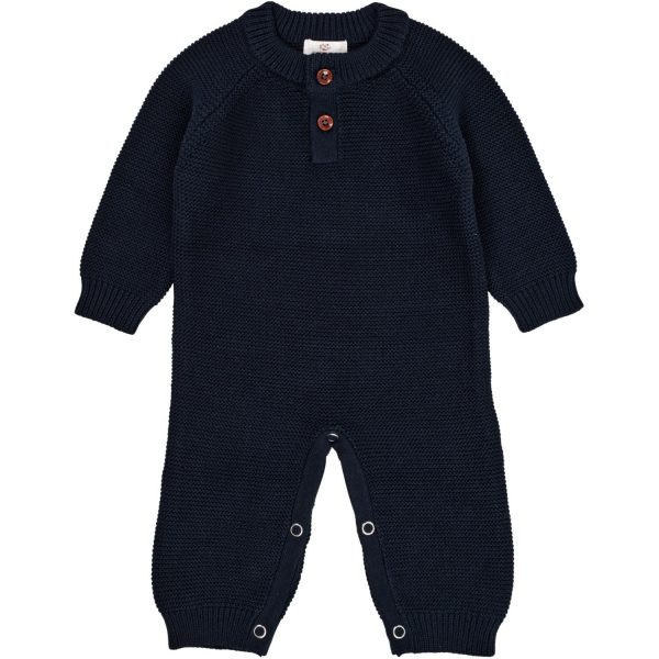 Copenhagen Colors Navy Classic Cotton Baby Full Body - Str. 50