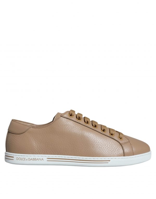 Dolce & Gabbana Brown Low Top Herre Saint Tropez Sneakers Shoes