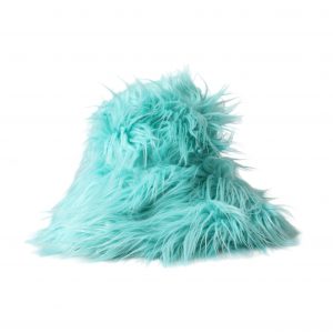 Dolce & Gabbana Mint Green Acrylic Fur Dames Bucket Hat