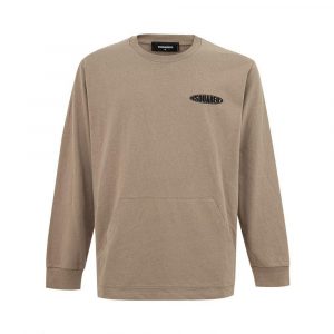 DsquaredÂ² Beige Cotton T-Shirt