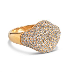 ENAMEL Copenhagen Ring - Sparkling Luna - Gold Colour