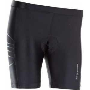 Endurance Gorsk XQL - Cykeltights korte m. seler - Junior - Black - Str. 8