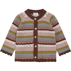 Hust & Claire Dusty Rose Baby Carren Cardigan - Str. 80