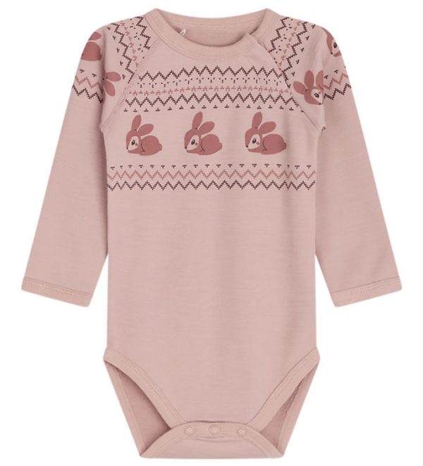 Hust and Claire Body l/æ - Uld/Bambus - Basti - Shade Rose