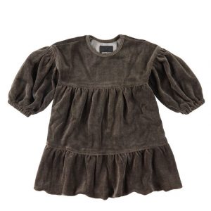 Huttelihut Kjole - Daily - Velour - Brown