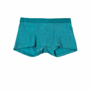 Joha | Boxershorts uld og silke, turkis blå