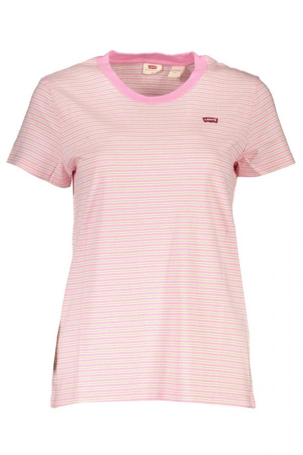 Levi's Pink Cotton Dame T-Shirt