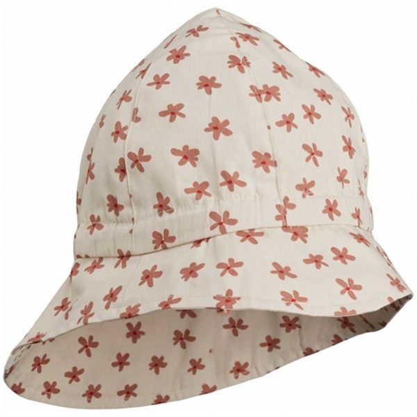 Liewood Sunneva Solhat Floral/Sea Shell Mix - Str. 6-9 mdr