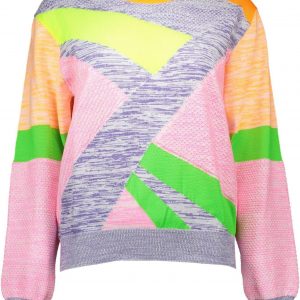 Love Moschino Chic Multicolor Logo Sweater