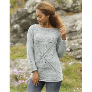 Lucky Charm by DROPS Design - Bluse Strikkeopskrift str. S - XXXL - Small