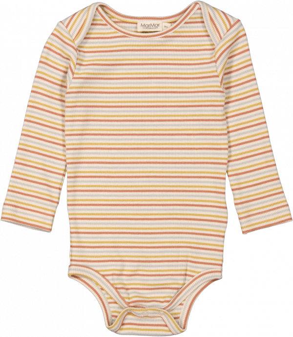 MarMar Modal Rib Autumn Stripe Mix Ben Body - Str. 18 mdr/86