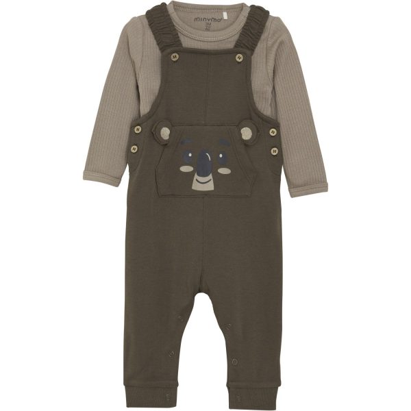 Minymo Canteen Overall Sæt 2-delt - Str. 80