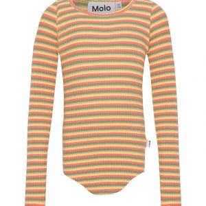 Molo Bluse - Rib - Rochelle - Sun Coral Moss