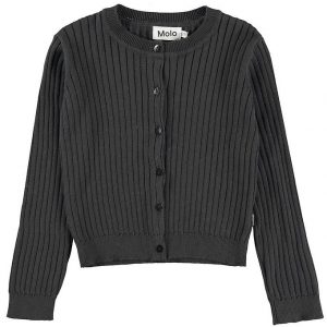 Molo Cardigan - Gloria - Rib - Strik - Space Grey