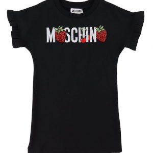 Moschino Kjole - Sort m. Logo