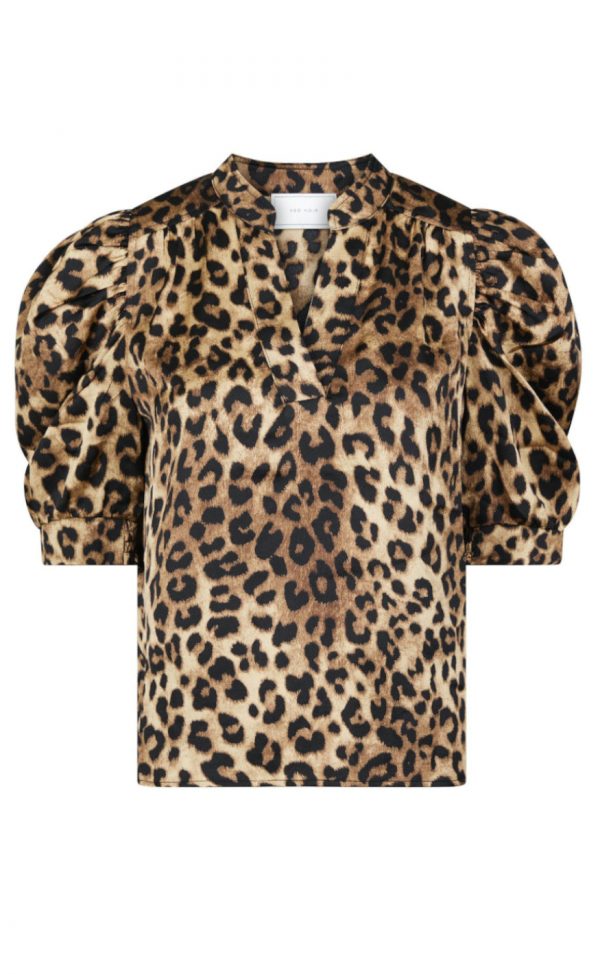 Neo Noir Bluse - Roella - Leopard