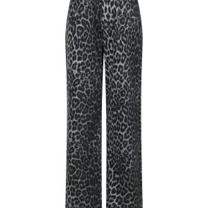 Neo Noir - Jeans - Simona Leopard Pants - Grey Leopard