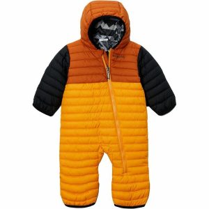 Overtræksdagt til børn Columbia Powder Lite Reversible Orange 12-18 måneder