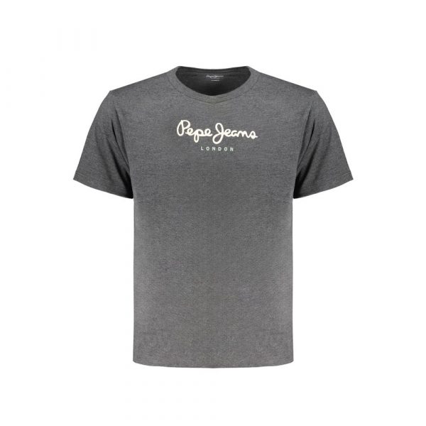 Pepe Jeans Gray Cotton Herre T-Shirt