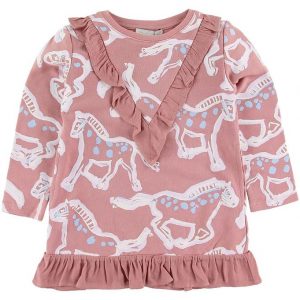 Stella McCartney Kids Kjole - Painted Horses - Rosa