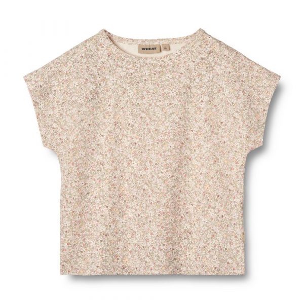 T-Shirt kortærmet Bette - cream flower meadow - 98