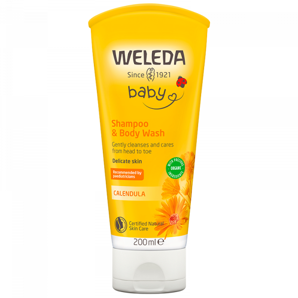 Weleda Calendula Shampoo & Body Wash (200 ml)