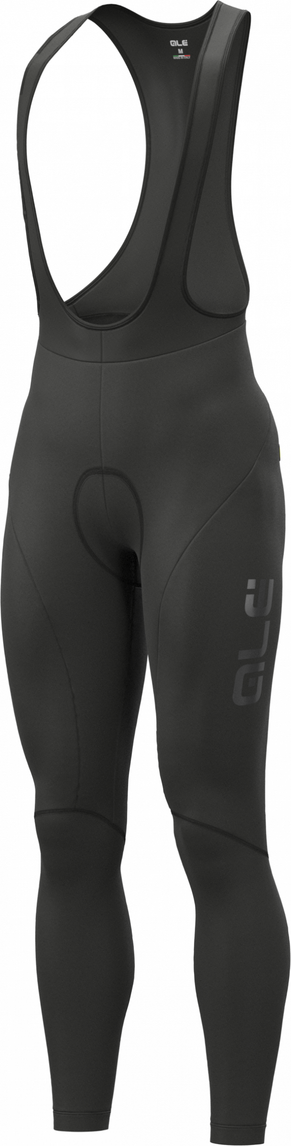 Alé Vinter Bibtights Solid Nordik u. pude - Sort